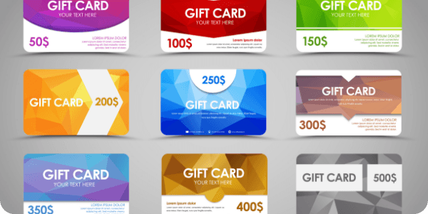 Gift & Loyalty Cards example